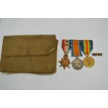 A group of WW1 medals awarded to 5151 PTE H Dray D