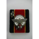 Two German WW2 Style Hitler Youth badges