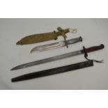 A 1907 bayonet and knife