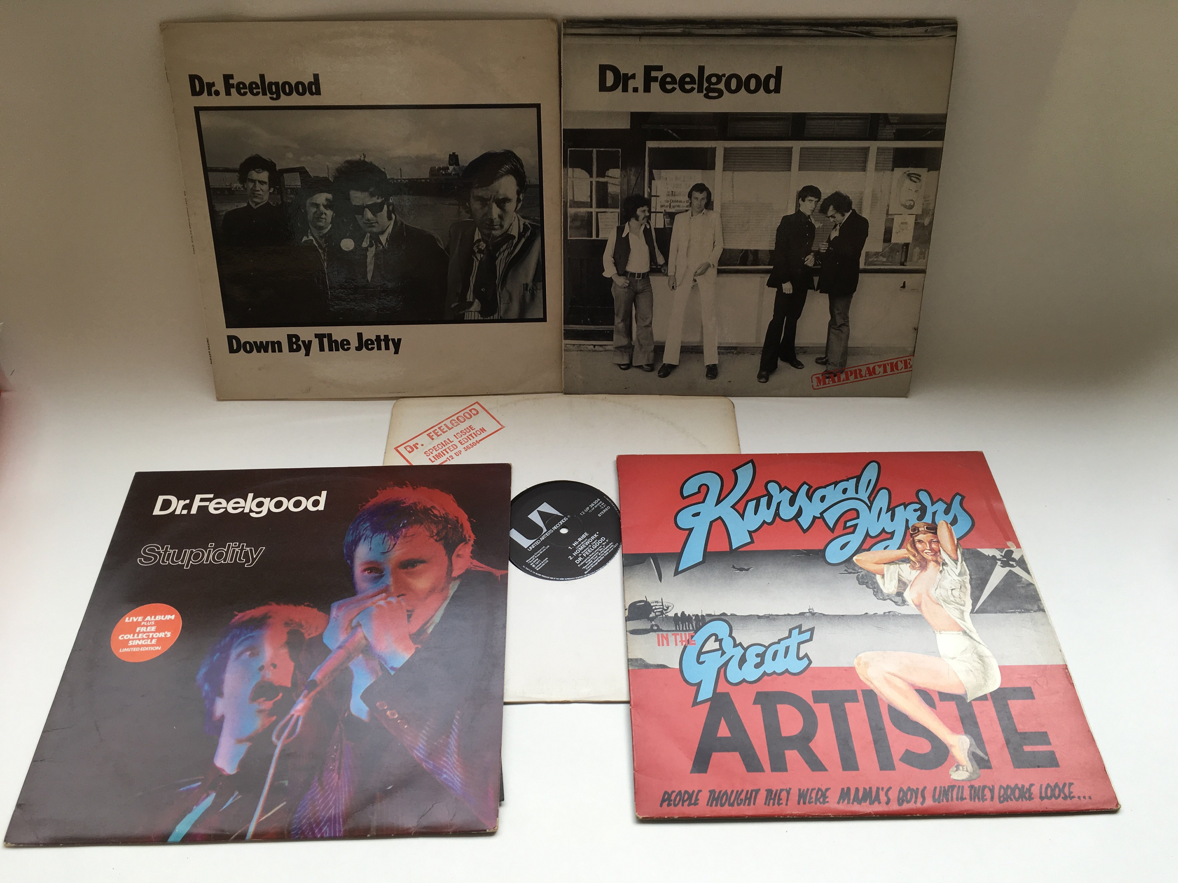 A small collection of LPs and 12 inch singles incl