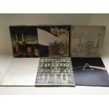 Four Pink Floyd LPs comprising 'Dark Side Of The M