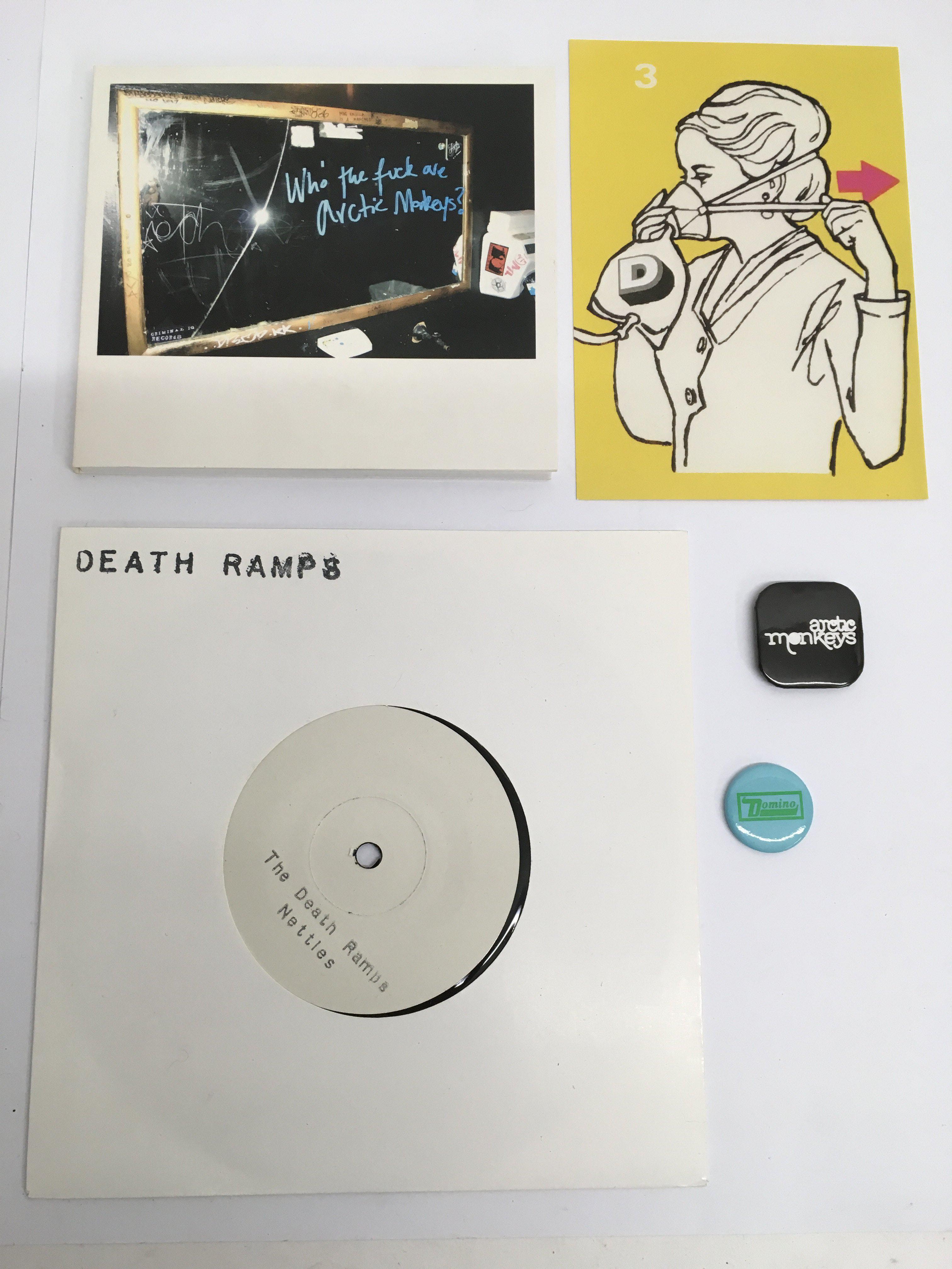 A rare Arctic Monkeys 7 inch vinyl single under th