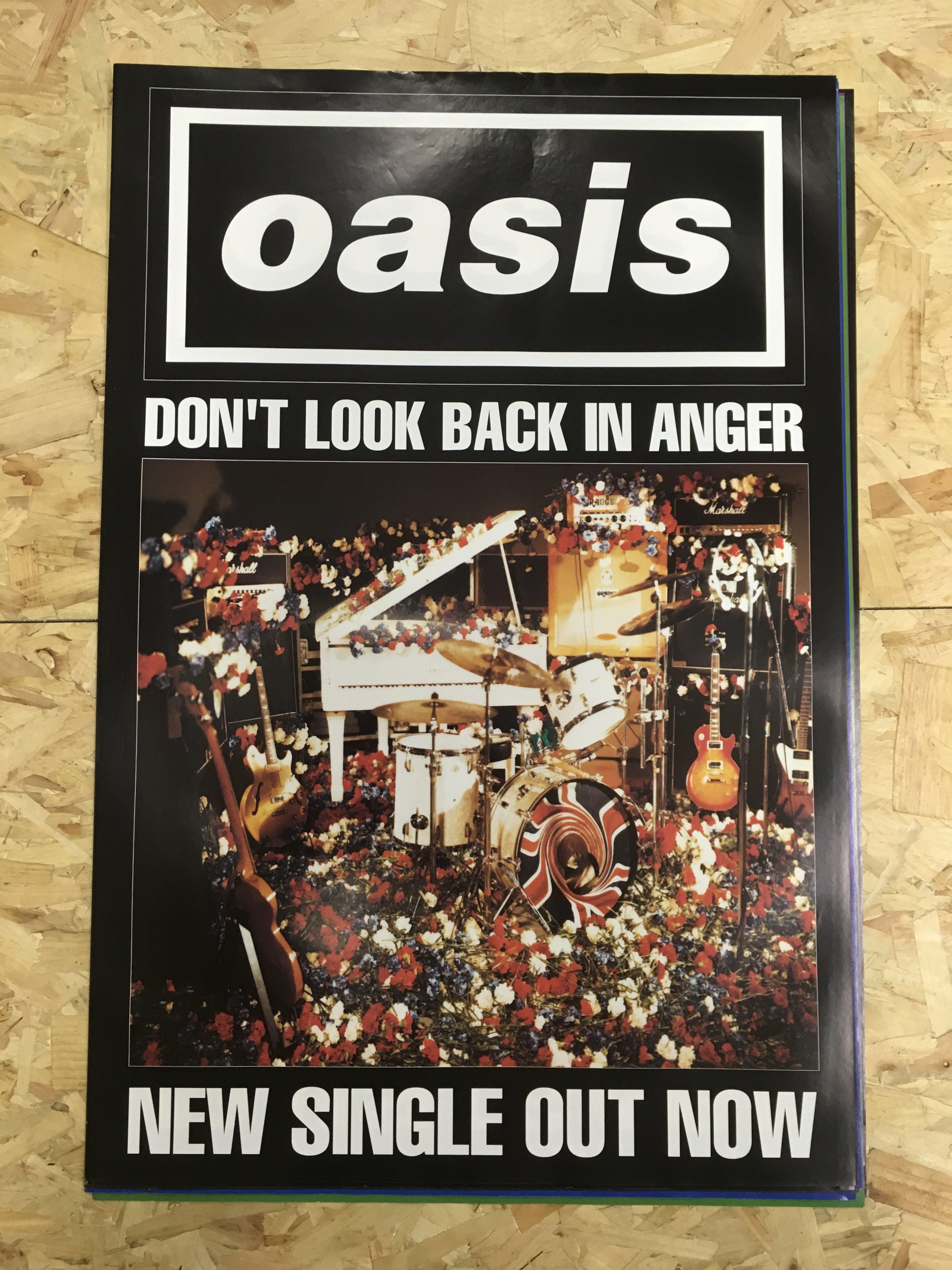 Twelve Oasis posters advertising various single, L