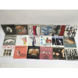 A collection of 1980's electro 7 inch singles by v