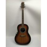 A Westfield bowl back semi acoustic guitar model S