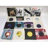 A collection of 7inch vinyl singles by various art