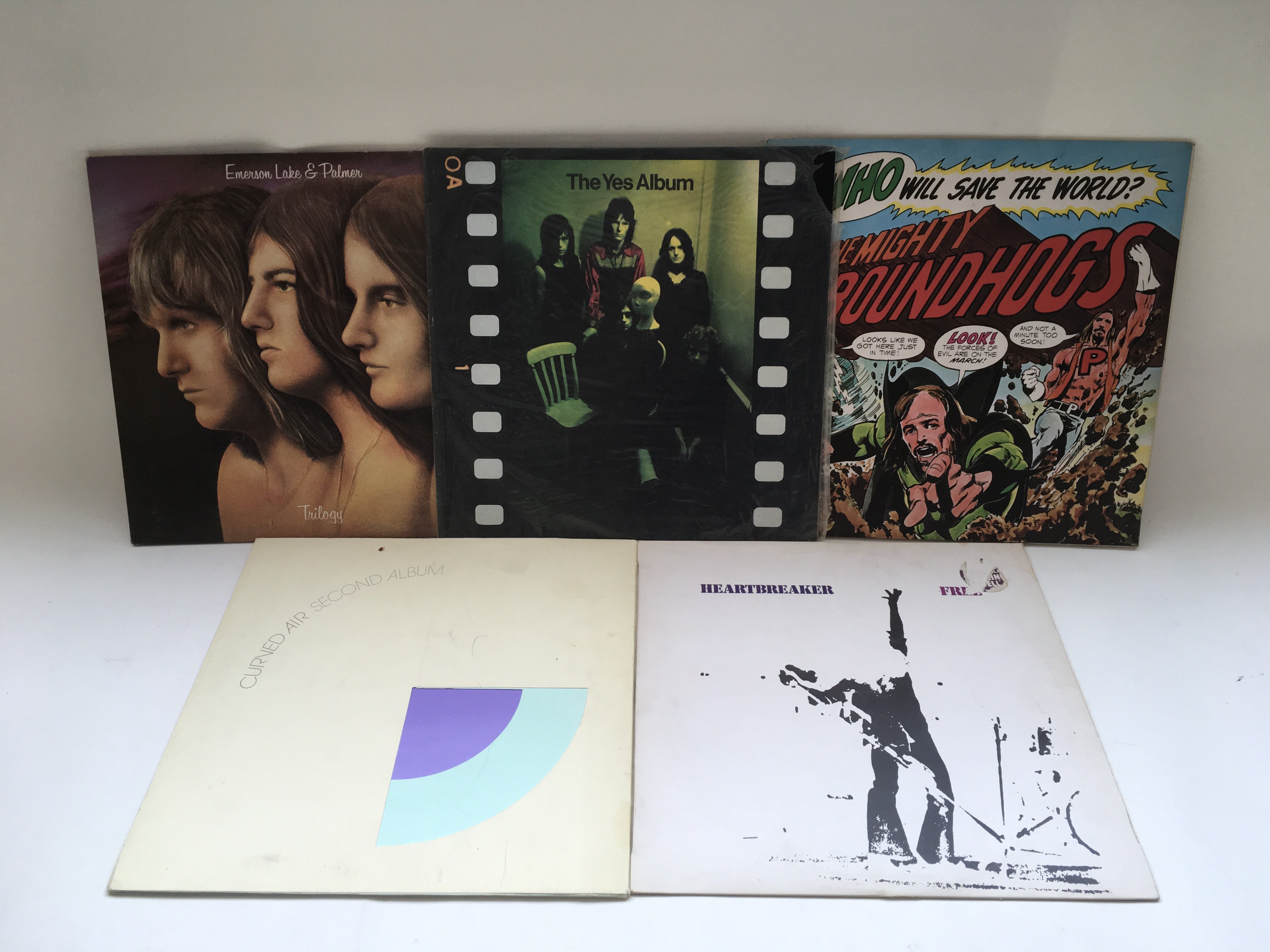 Five LPs comprising 'The Yes Album' (K40106 Stereo