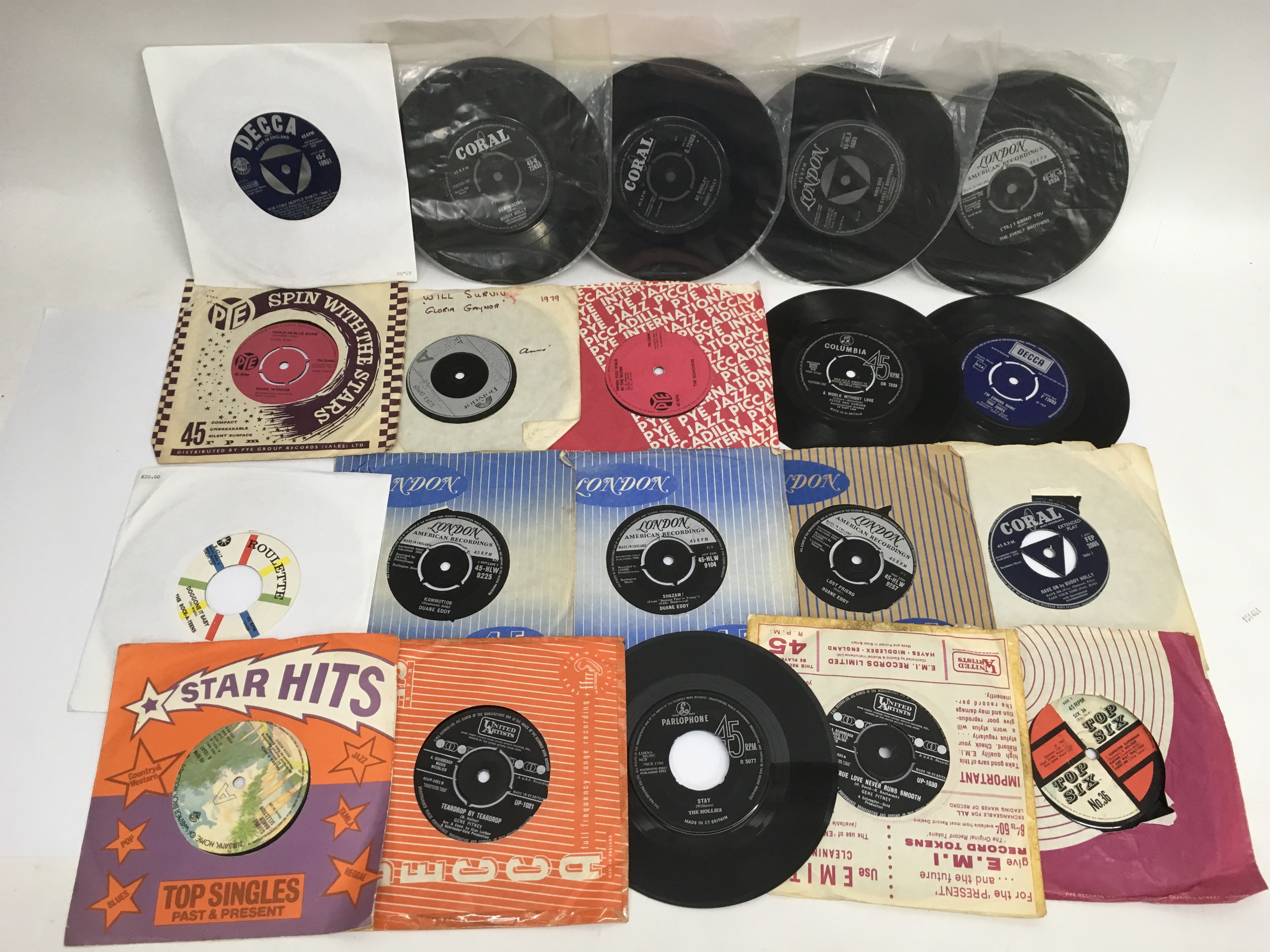 A collection of 7inch vinyl singles by various art - Image 2 of 4