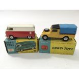 A boxed Corgi Toys Land Rover No 406 and a boxed V