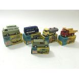 A collection of 5boxed Corgi Toys including Airbor