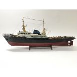 A scratch built model tug " The Zwarte Zee "