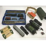 A collection of Hornby OO gauge locomotives , carr