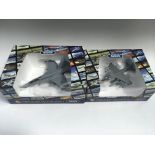 Two boxed Franklin Mint model aircraft including a