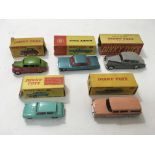Five boxed Dinky Toys including Austin Devon No152