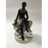 A 19th Century Continental porcelain figure of a b