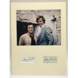 A mounted image from 'The Persuaders' matted with