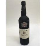 Taylor's 1999 10 year tawny port.