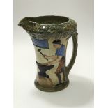 A Burleigh ware jug 'The Village Blacksmith', appr