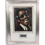 A framed and mounted Sammy Davis Jr. souvenir prog