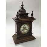 A Continental 8 day mantle clock, approx height 45