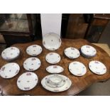 A Limoges F.Legrand part dinner service