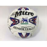 A Premier league signed football.