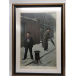 A framed and glazed original 'Pears' print 'The Snowball - Guilty or Not Guilty?' Depicting a