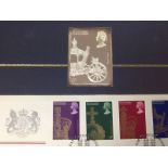 A book containing Great Britain first day covers c