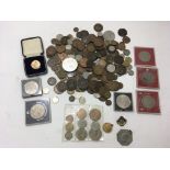 A small collection of used circulated coinage incl