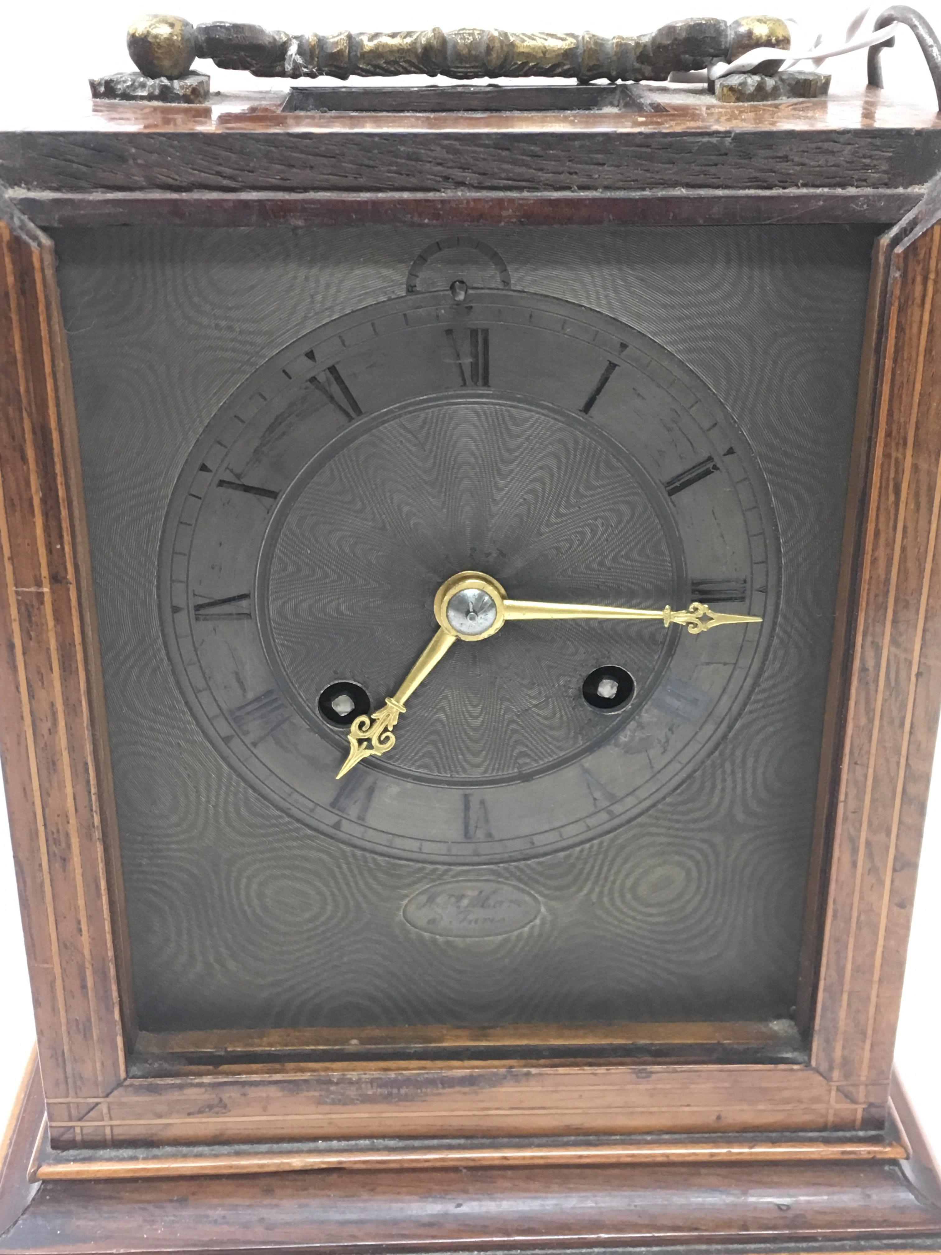 A 19th Century French 8 day mantle clock by H Marc - Image 2 of 2