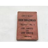 A Don Bradman " Flicker No 1 " cricket flicker boo