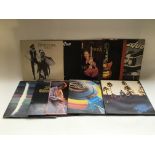 A collection of various LPs including various live