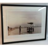 A large, framed limited edition Josh Cole photogra