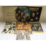 A collection of Rolling Stones items comprising LP
