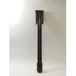 A Victorian stick barometer, possibly Russian make