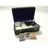 A box containing various dancing medals.