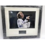 A framed and mounted colour image signed by Cliff