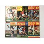 A collection of 21 football annuals from 1954 onwa