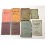 A collection of 8 antique literature articles incl