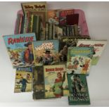 A collection of vintage children's books including