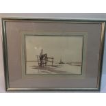 A further original framed Edward Seago watercolour