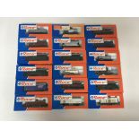 A box containing a collection of 31 boxed HO "Rocco" goods wagons.