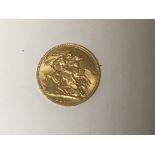 A full gold sovereign dated 1912