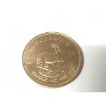 A 1975 Gold Krugerrand.