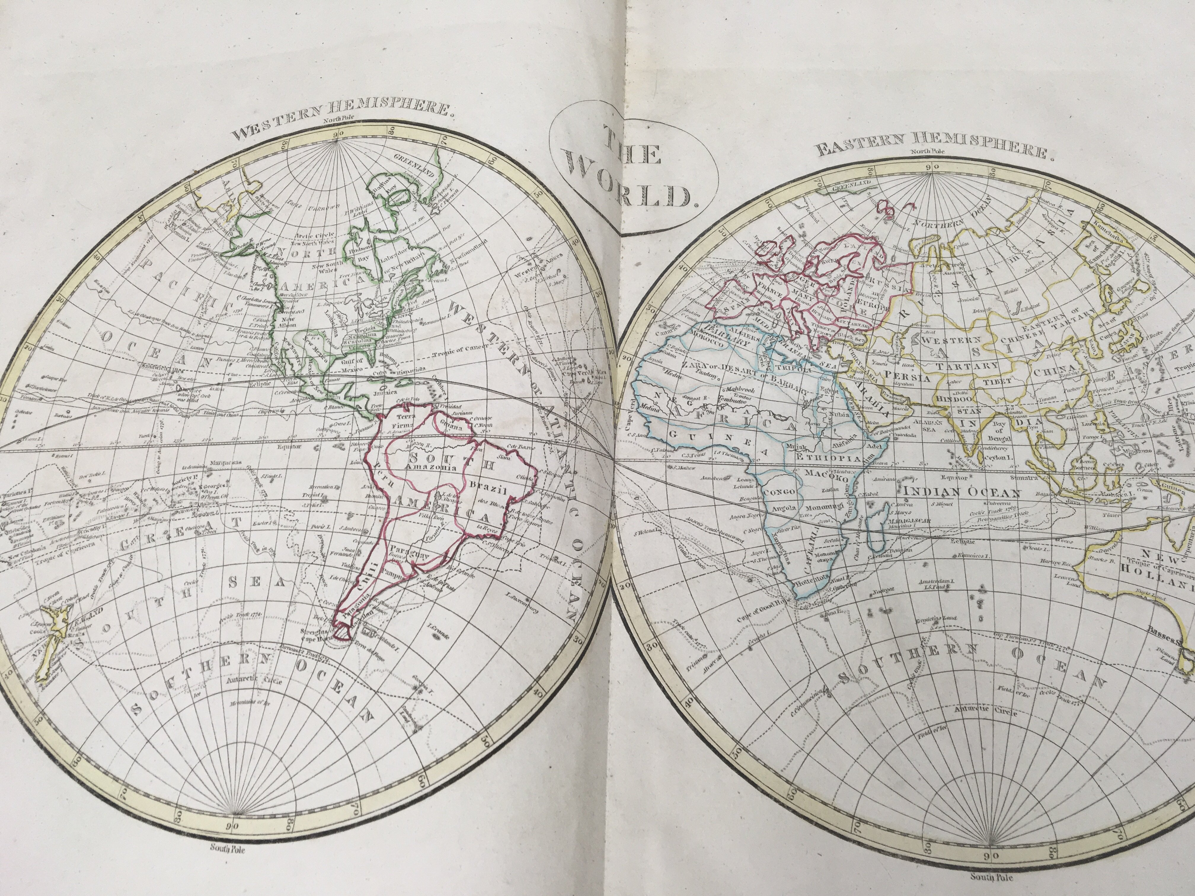 A early 19th century atlas to cruttwells published by George Philip
