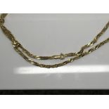 A 9ct Gold necklace weight 7g approximately.