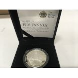 A 2010 Britannia silver proof £2 coin 40mm in diam