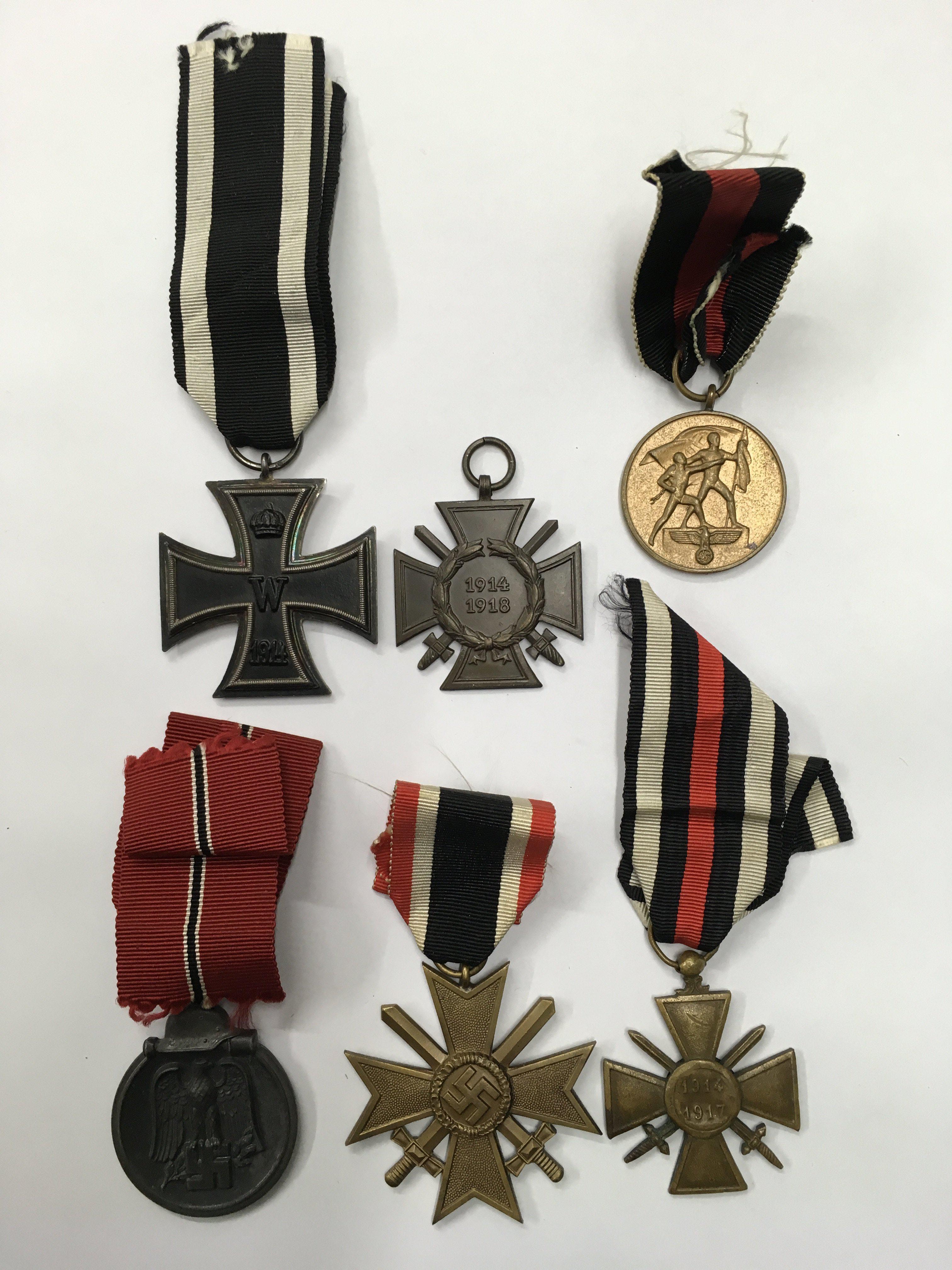 Six German War medals between WW1-WW2