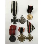 Six German War medals between WW1-WW2