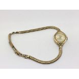 A lady’s 9ct gold Rotary wristwatch